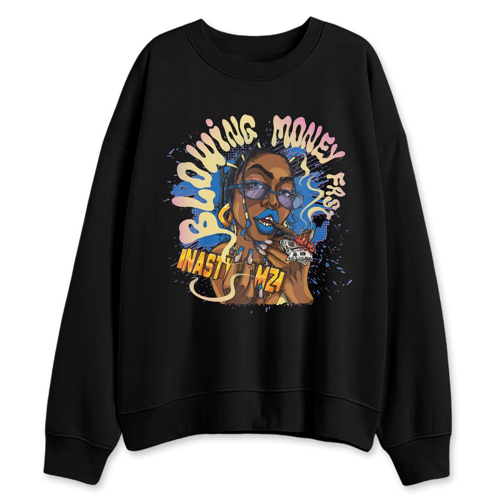 NBL-9060-Blue-Oasis-Real-Pink-NastyJamz-Sweatshirt-Match-Blowing-Money-Fast-Girl