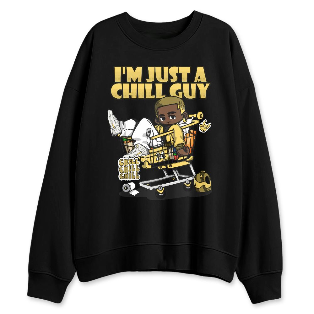 PT-Metallic-Gold-White-12s-NastyJamz-Sweatshirt-Match-Chill-Guy-Sneaker
