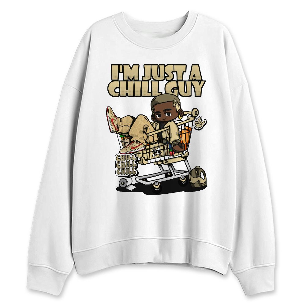 Dunk-Strawberry-Waffle-NastyJamz-Sweatshirt-Match-Chill-Guy-Sneaker