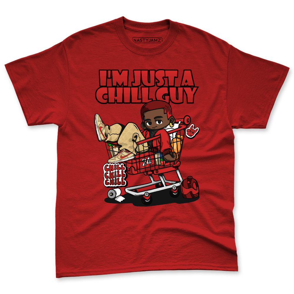 Dunk-Strawberry-Waffle-NastyJamz-Premium-T-Shirt-Match-Chill-Guy-Sneaker
