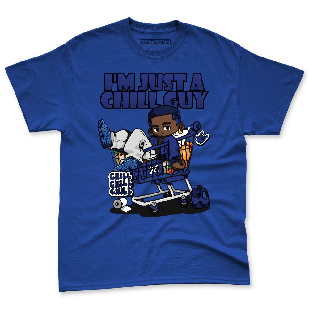 VaporMax-Game-Royal-Blue-NastyJamz-Premium-T-Shirt-Match-Chill-Guy-Sneaker