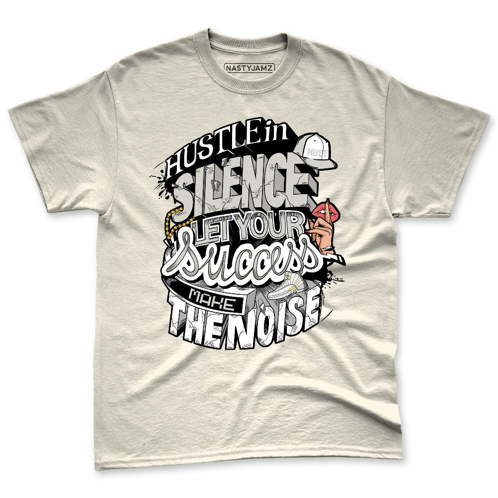 PT-Metallic-Gold-White-12s-NastyJamz-Premium-T-Shirt-Match-Hustle-Silence