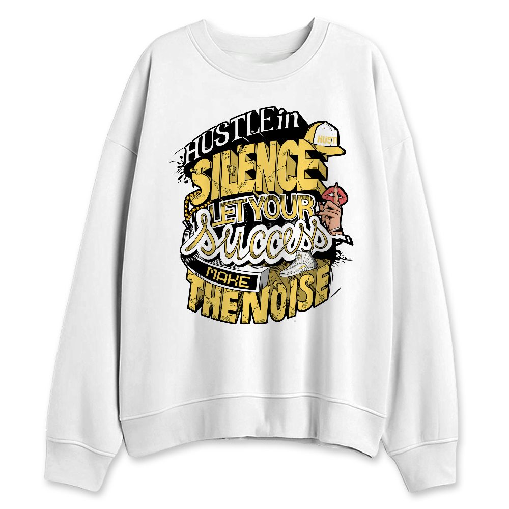 PT-Metallic-Gold-White-12s-NastyJamz-Sweatshirt-Match-Hustle-Silence