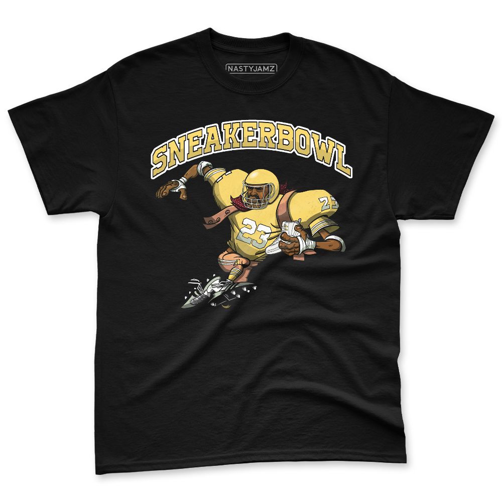 PT-Metallic-Gold-White-12s-NastyJamz-Premium-T-Shirt-Match-SneakerBowl-Cup