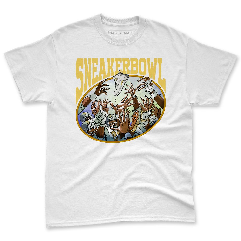 PT-Metallic-Gold-White-12s-NastyJamz-Premium-T-Shirt-Match-SneakerBowl