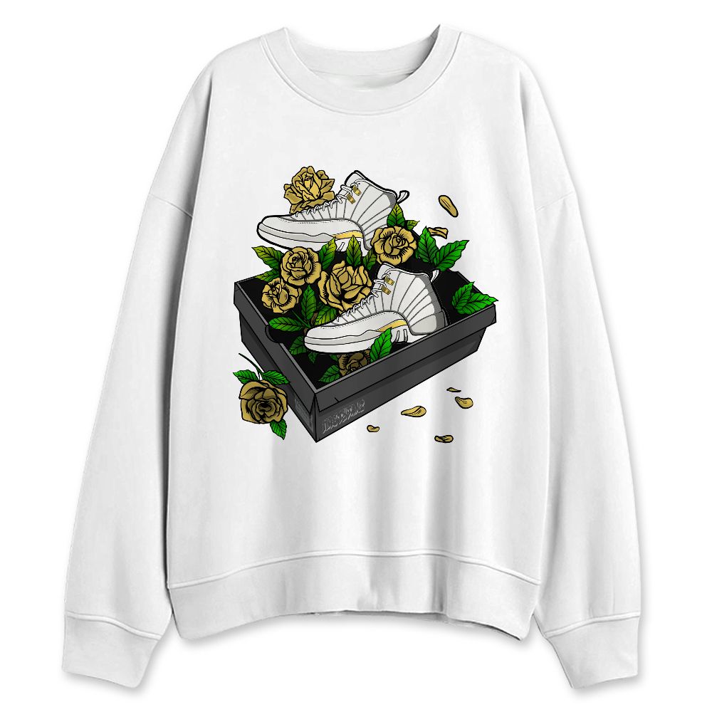 PT-Metallic-Gold-White-12s-NastyJamz-Sweatshirt-Match-Sneaker-And-Rose