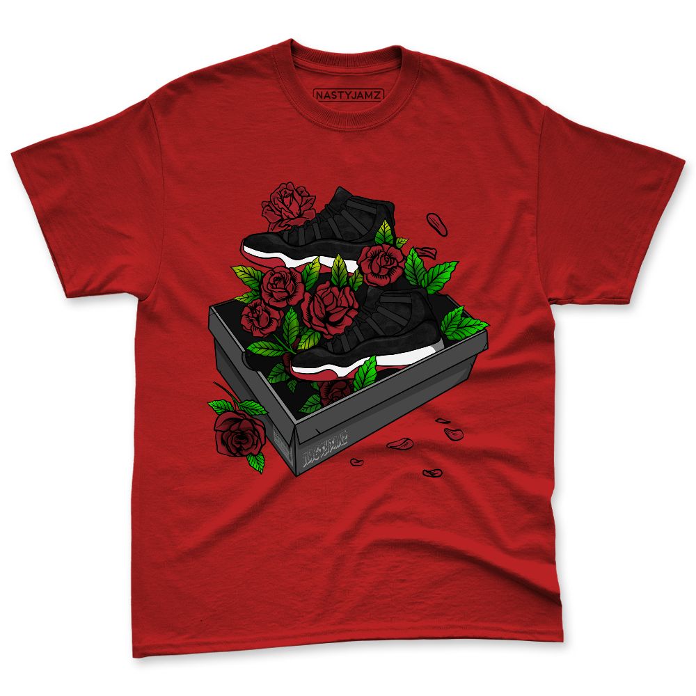 Bred-Velvet-11s-NastyJamz-Premium-T-Shirt-Match-Sneaker-And-Rose