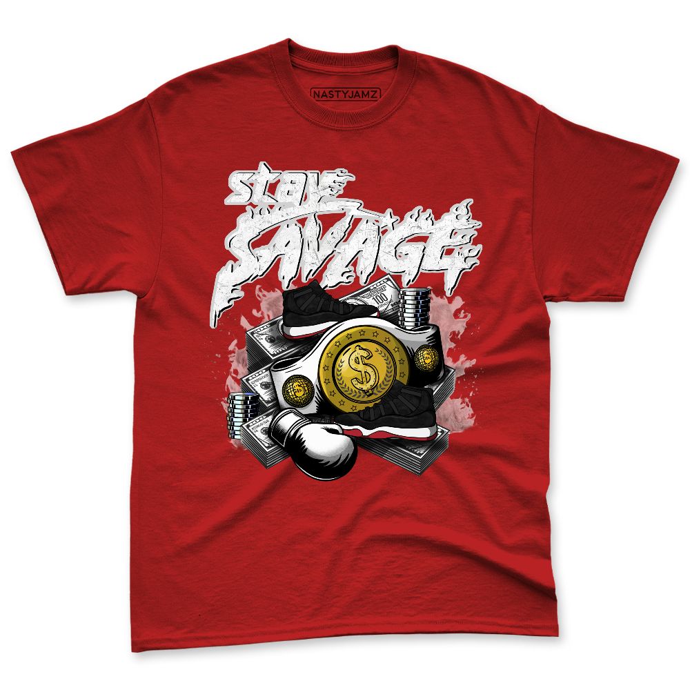 Bred-Velvet-11s-NastyJamz-Premium-T-Shirt-Match-Stay-Savage