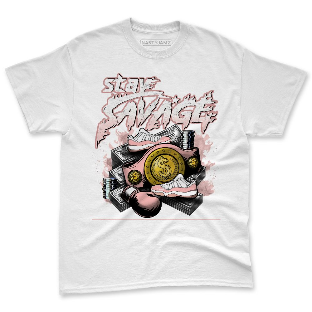 Low-Legend-Pink-11s-NastyJamz-Premium-T-Shirt-Match-Stay-Savage