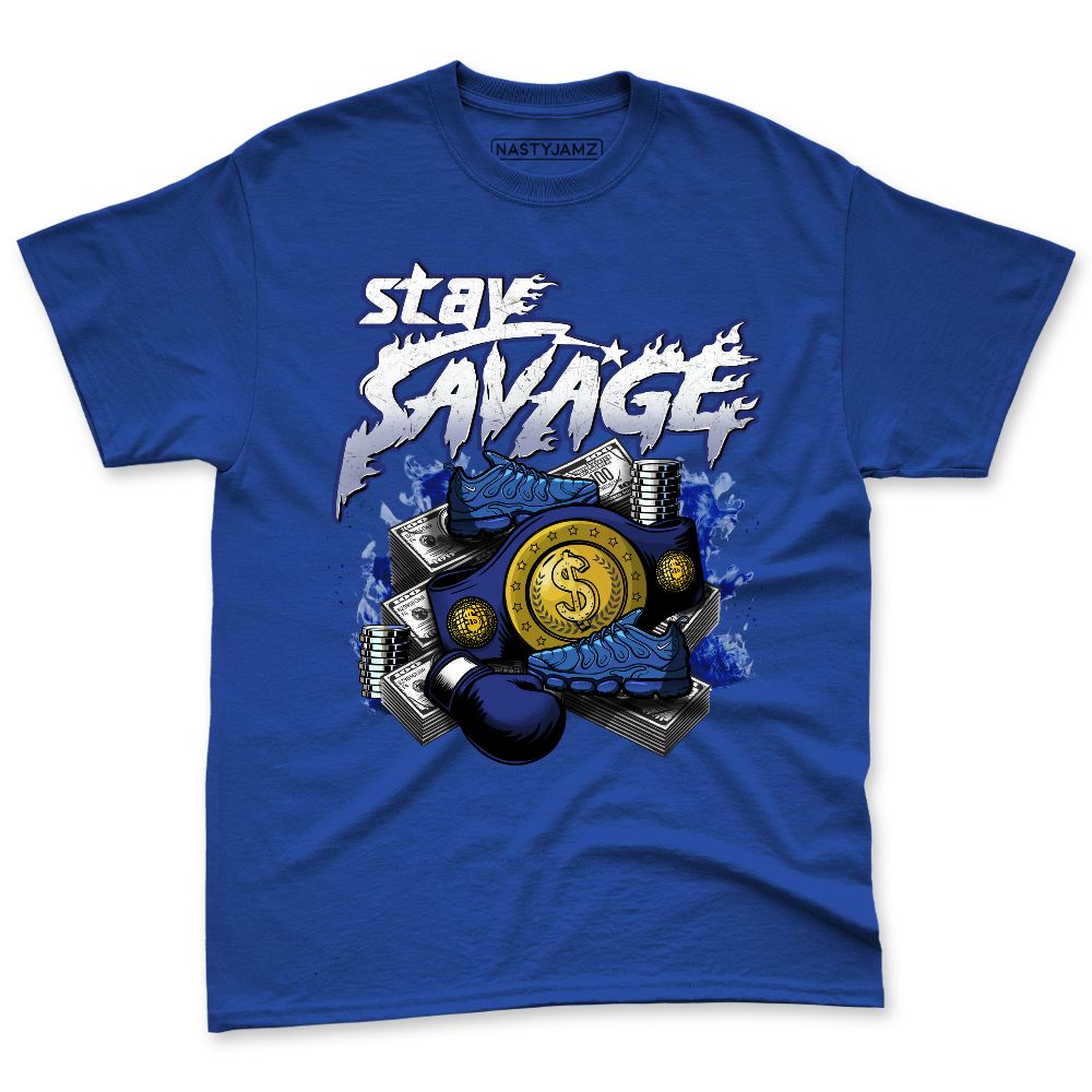 VaporMax-Game-Royal-Blue-NastyJamz-Premium-T-Shirt-Match-Stay-Savage