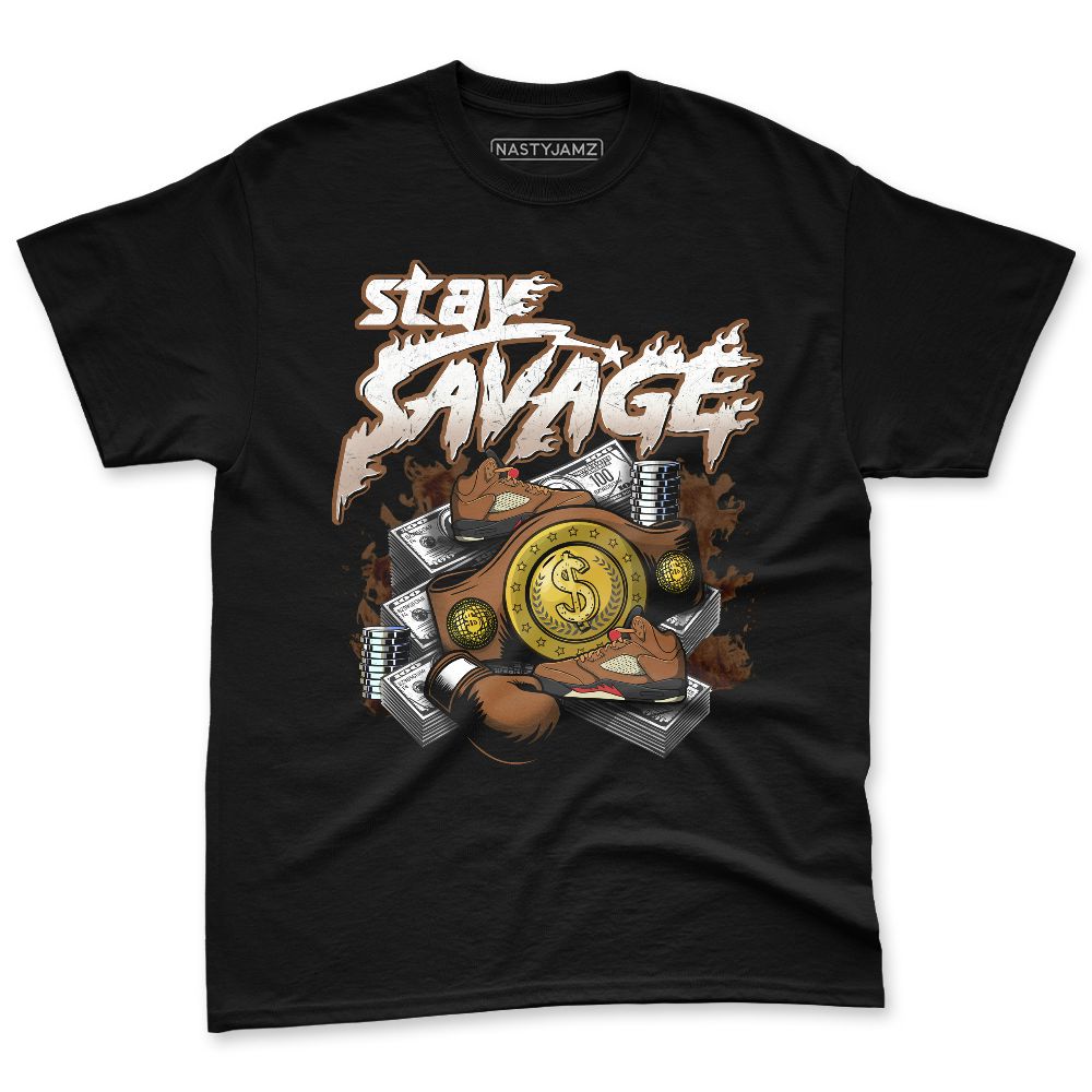 Archaeo-Brown-5s-NastyJamz-Premium-T-Shirt-Match-Stay-Savage