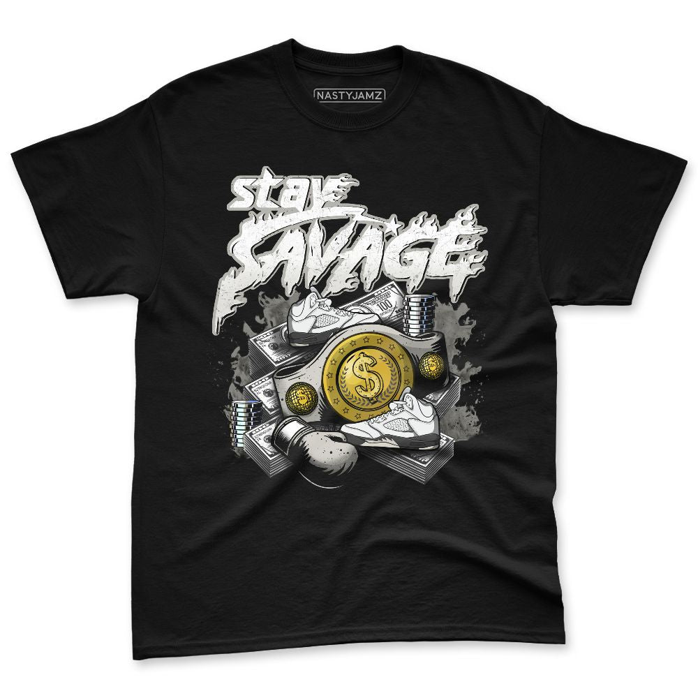 Reverse-Metallic-5s-NastyJamz-Premium-T-Shirt-Match-Stay-Savage