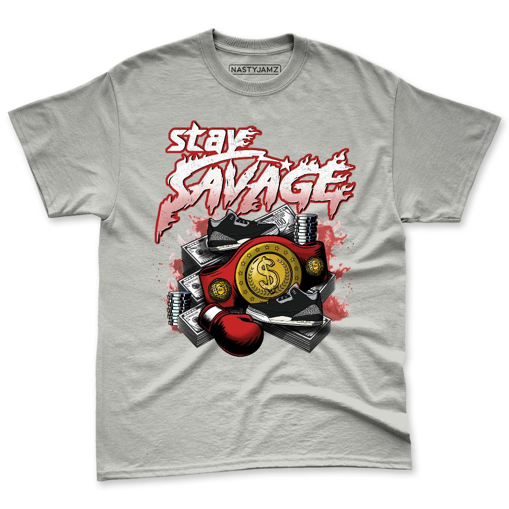Black-Cement-3s-NastyJamz-Premium-T-Shirt-Match-Stay-Savage