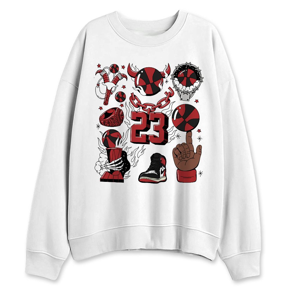 Black-Toe-Reimagined-1s-NastyJamz-Sweatshirt-Match-Neclaces-Number-23