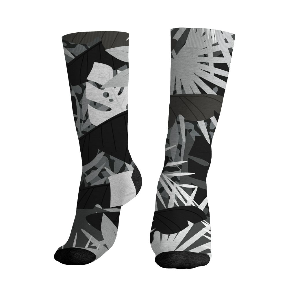Black-Cat-3s-NastyJamz-Socks-Match-Custom-23-Leopard-All-Over-Print