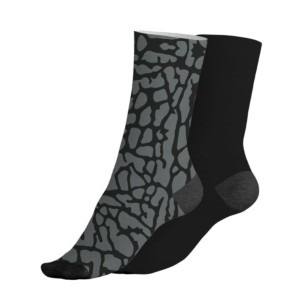 Black-Cat-3s-NastyJamz-Socks-Match-KING-All-Over-Print