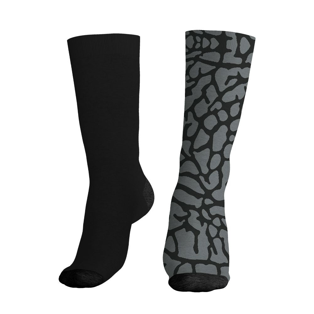 Black-Cat-3s-NastyJamz-Socks-Match-KING-All-Over-Print
