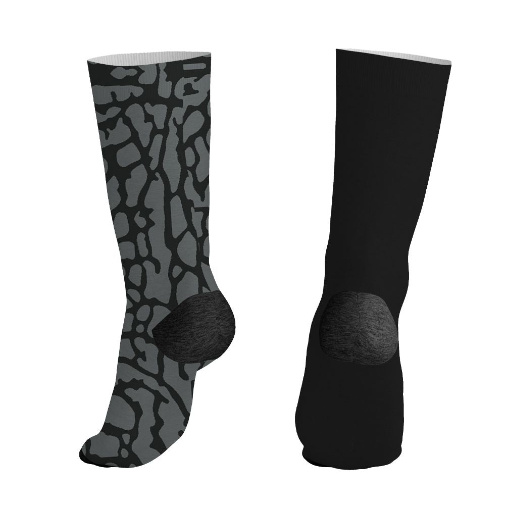 Black-Cat-3s-NastyJamz-Socks-Match-KING-All-Over-Print