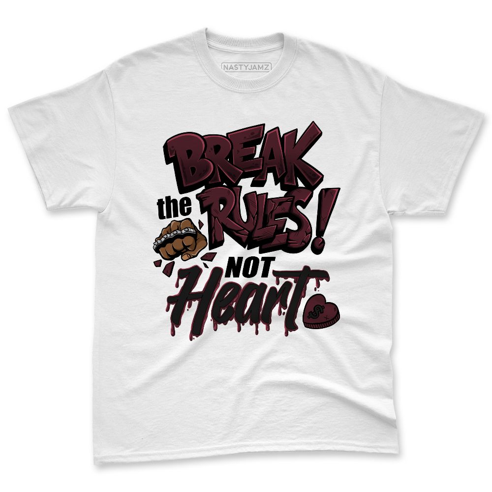 VaporMax-Night-Maron-Burgundy-NastyJamz-Premium-T-Shirt-Match-Break-Rules-Not-Heart