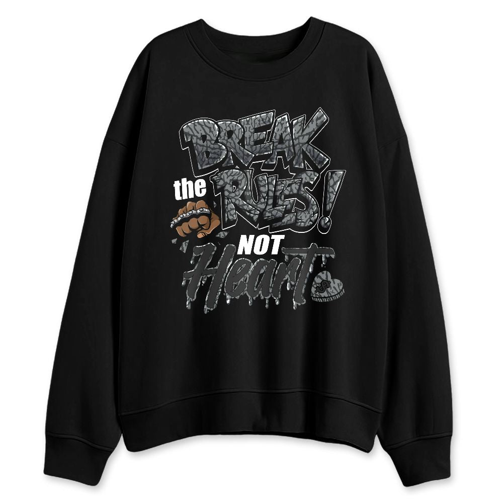 Black-Cat-3s-NastyJamz-Sweatshirt-Match-Break-Rules-Not-Heart