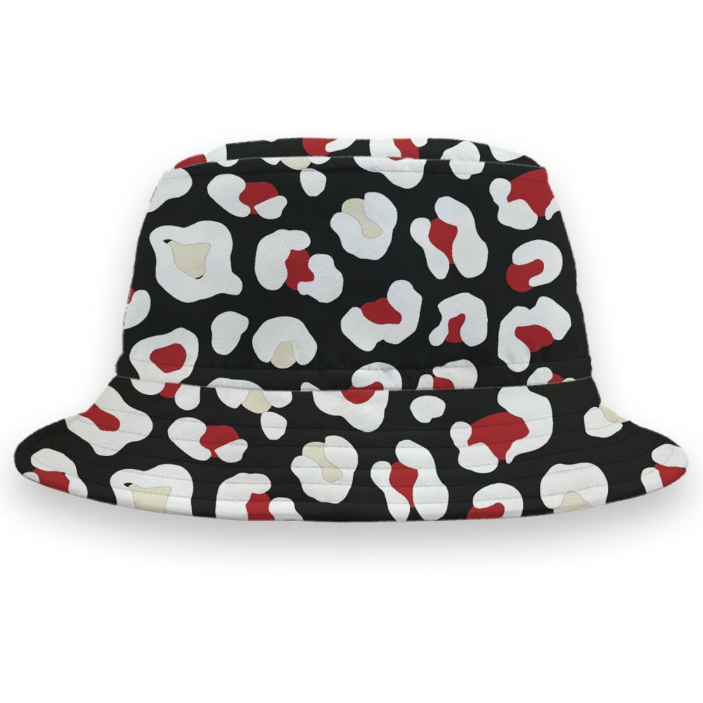 Black-Toe-Reimagined-1s-NastyJamz-Bucket-Hat-Match-Leopard-Pattern-3D-All-Over-Print