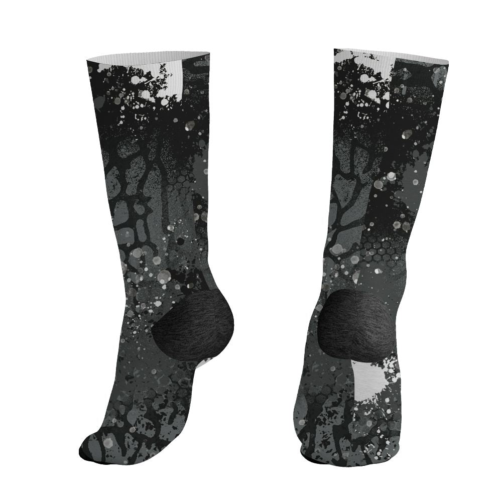 Black-Cat-3s-NastyJamz-Socks-Match-23-Painted-Graffiti