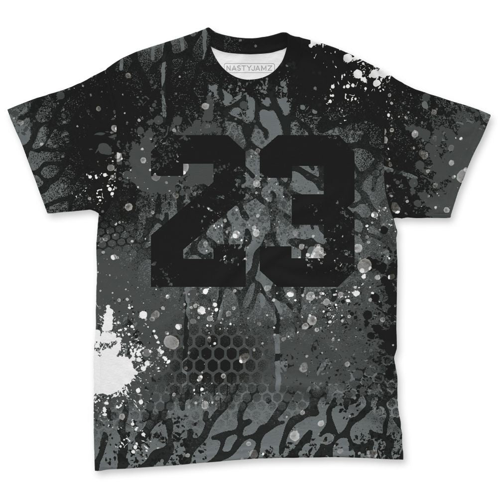 Black-Cat-3s-NastyJamz-T-Shirt-Match-23-Painted-Graffiti
