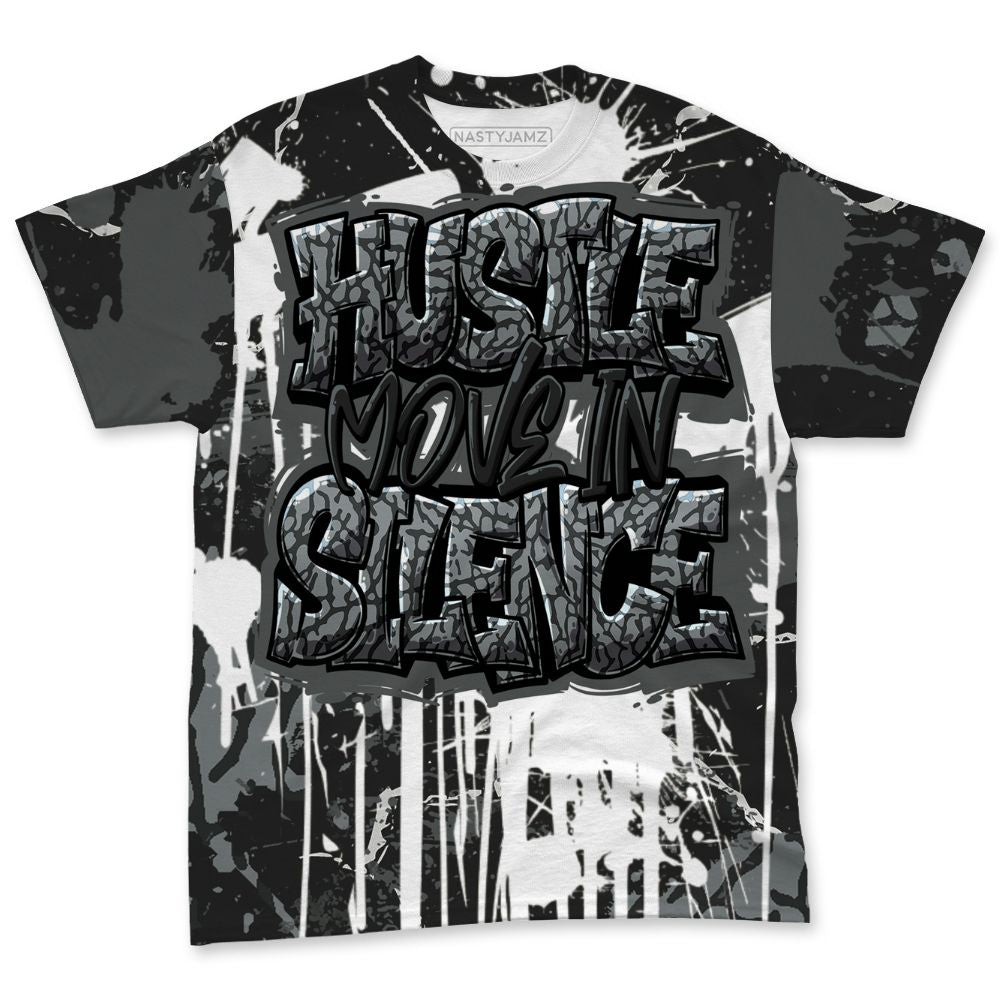 Black-Cat-3s-NastyJamz-T-Shirt-Match-Hustle-Move-In-Silence-All-Over-Print