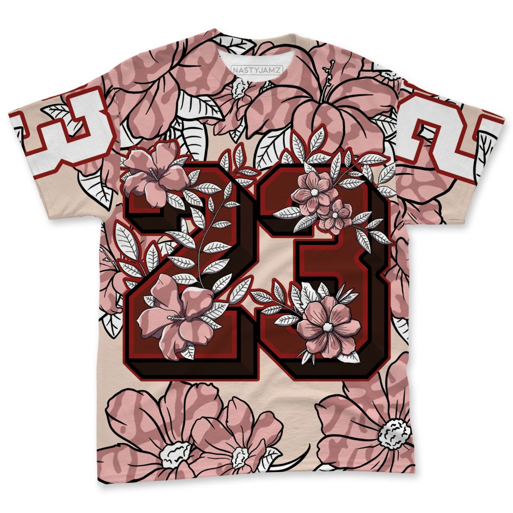 WMNS-Treat-Yourself-3s-NastyJamz-T-Shirt-Match-23-Floral-All-Over-Print-Flower
