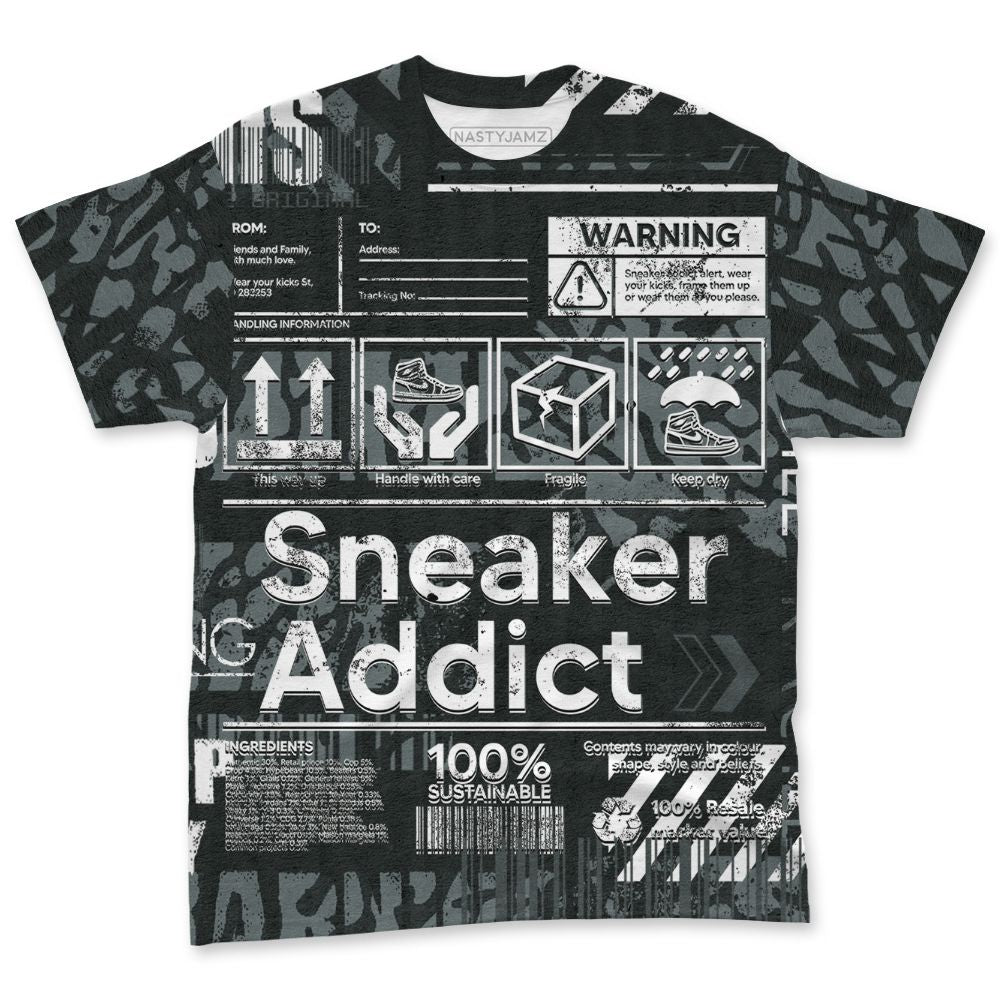 Black-Cat-3s-NastyJamz-T-Shirt-Match-Sneaker-Addict-All-Over-Print-Warning