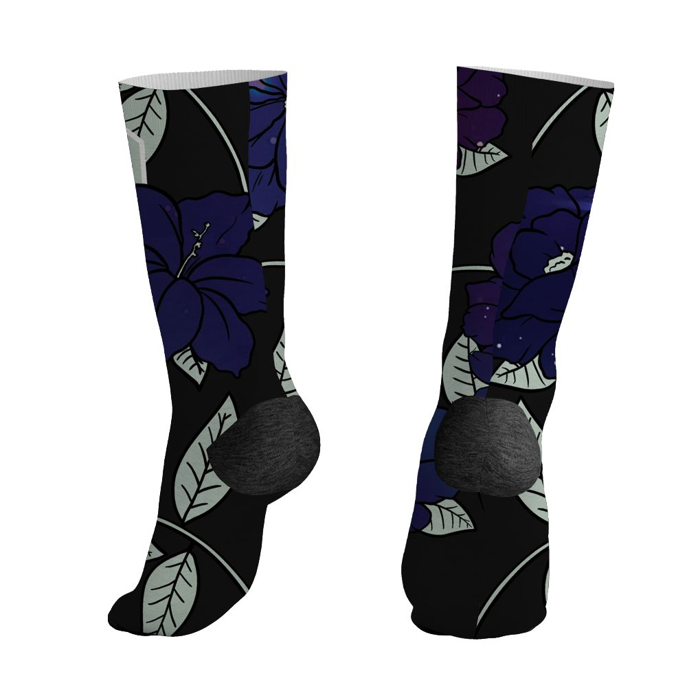 Air-Foamposite-One-Galaxy-NastyJamz-Socks-Match-23-Floral-All-Over-Print-Flower