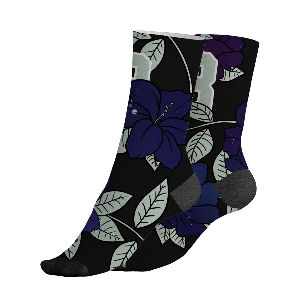 Air-Foamposite-One-Galaxy-NastyJamz-Socks-Match-23-Floral-All-Over-Print-Flower