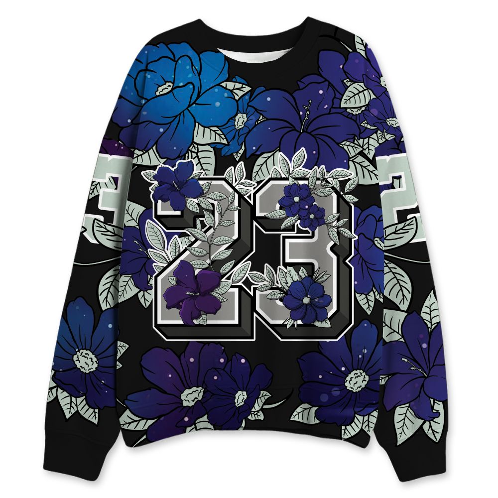 Air-Foamposite-One-Galaxy-NastyJamz-Sweatshirt-Match-23-Floral-All-Over-Print-Flower