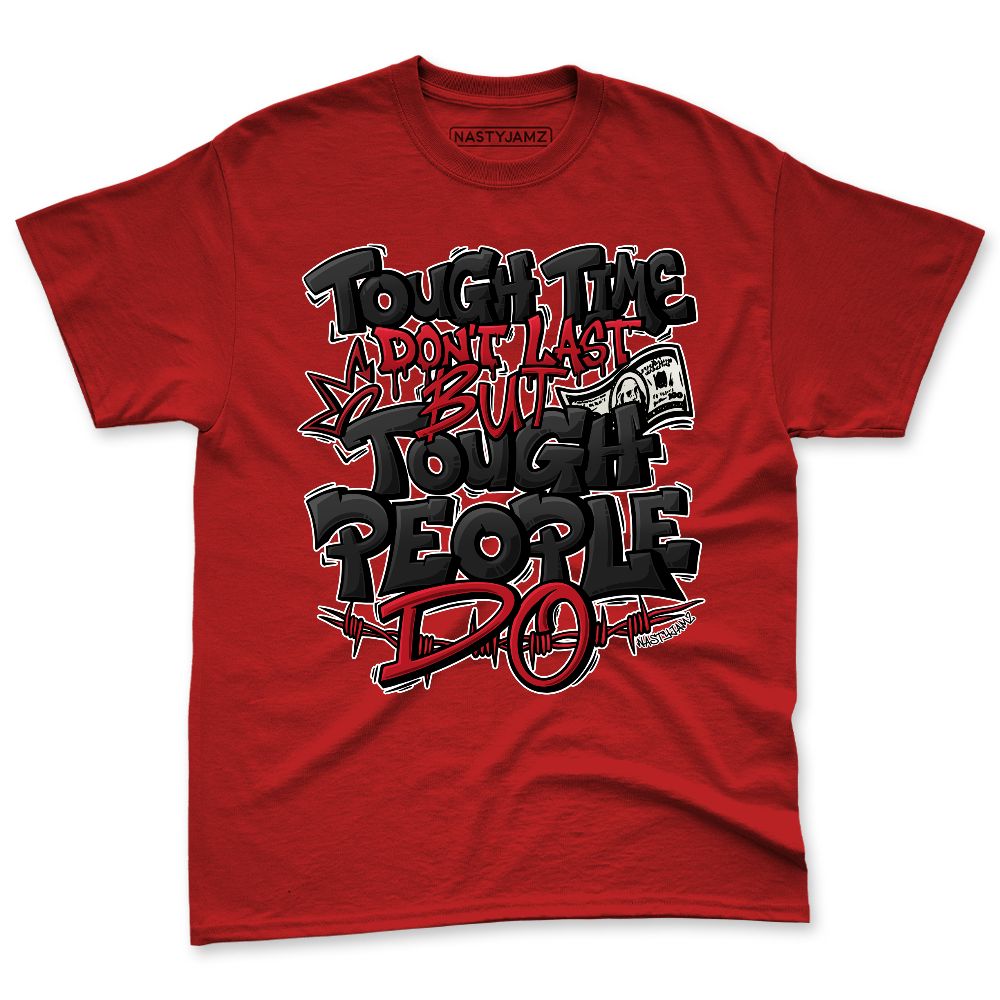 Flu-Game-12s-NastyJamz-Red-Black-White-Premium-T-Shirt-Match-Tough-People-Never-Fall