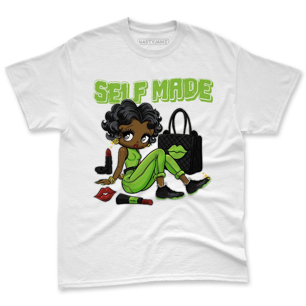 Air-Foamposite-One-Black-Volt-NastyJamz-Premium-T-Shirt-Match-Sneaker-Girl-Selfmade