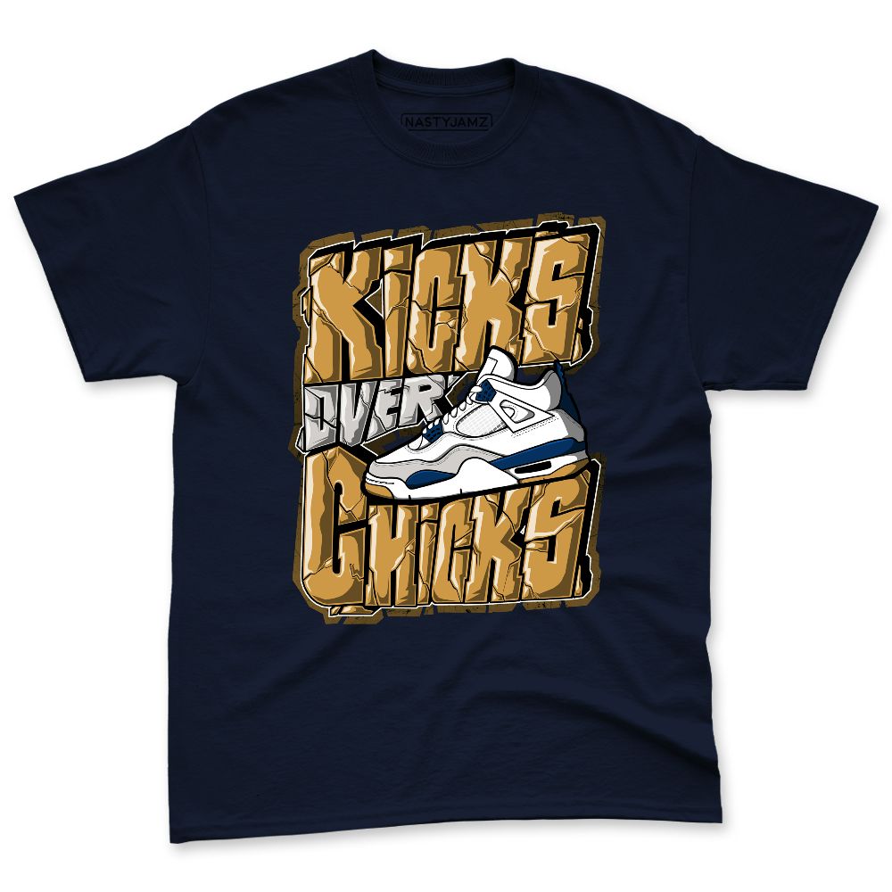 SB-Navy-4s-NastyJamz-Premium-T-Shirt-Match-Kicks-Over-Chicks