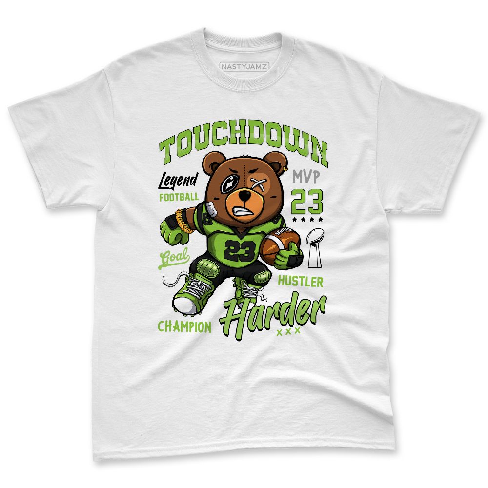 Air-Foamposite-One-Black-Volt-NastyJamz-Premium-T-Shirt-Match-Touchdown-Harder