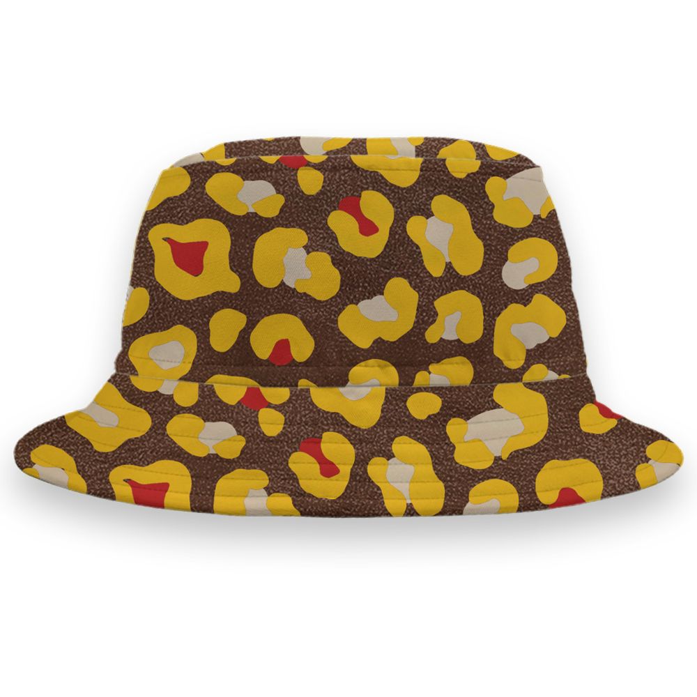 AM-1-Poly-Donkeyy-Kongg-NastyJamz-Bucket-Hat-Match-Leopard-Pattern-3D-All-Over-Print