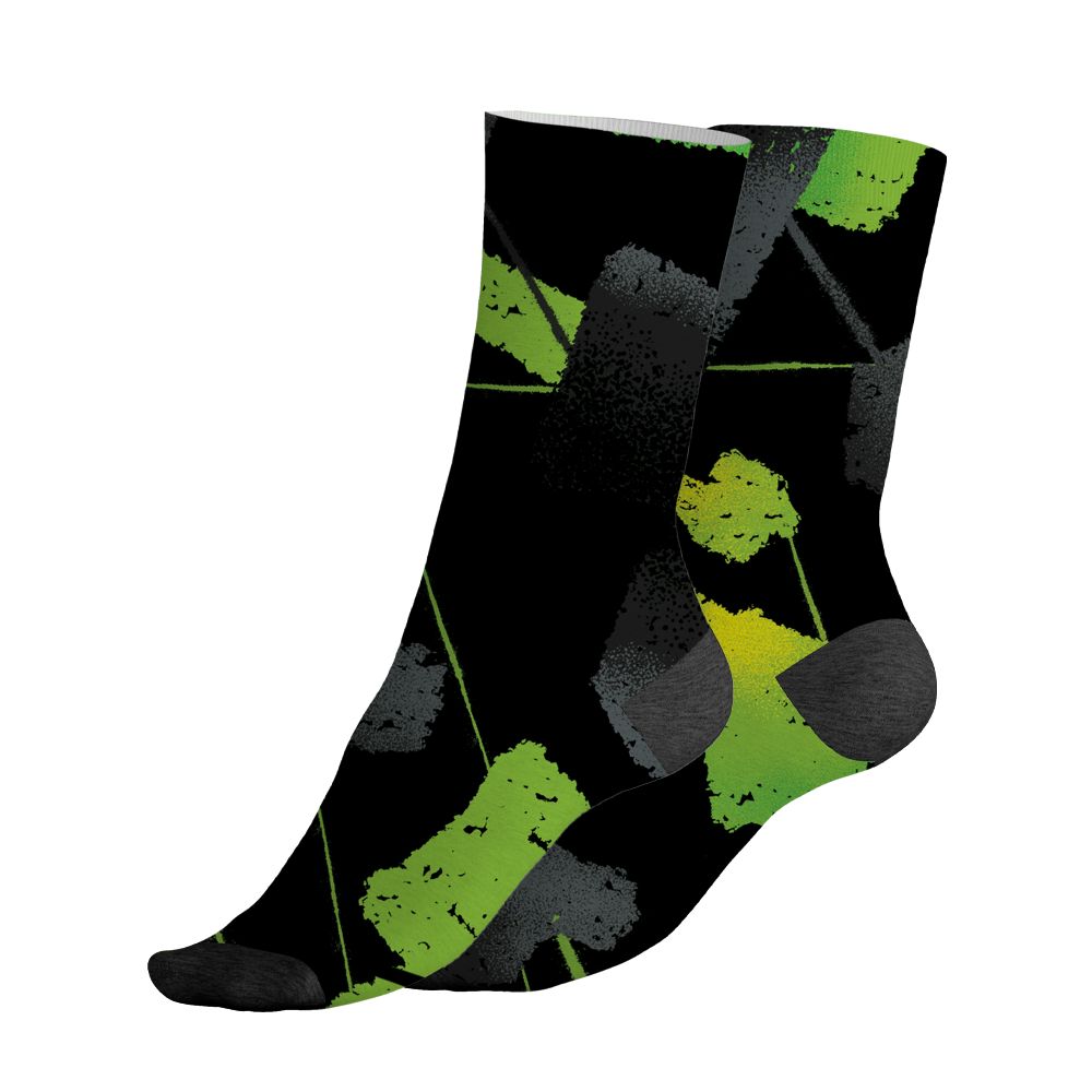 Air-Foamposite-One-Black-Volt-NastyJamz-Socks-Match-Built-Different-All-Over-Print-Broken