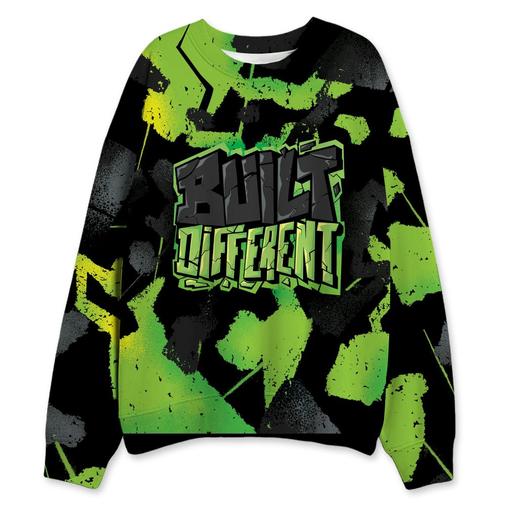 Air-Foamposite-One-Black-Volt-NastyJamz-Sweatshirt-Match-Built-Different-All-Over-Print-Broken