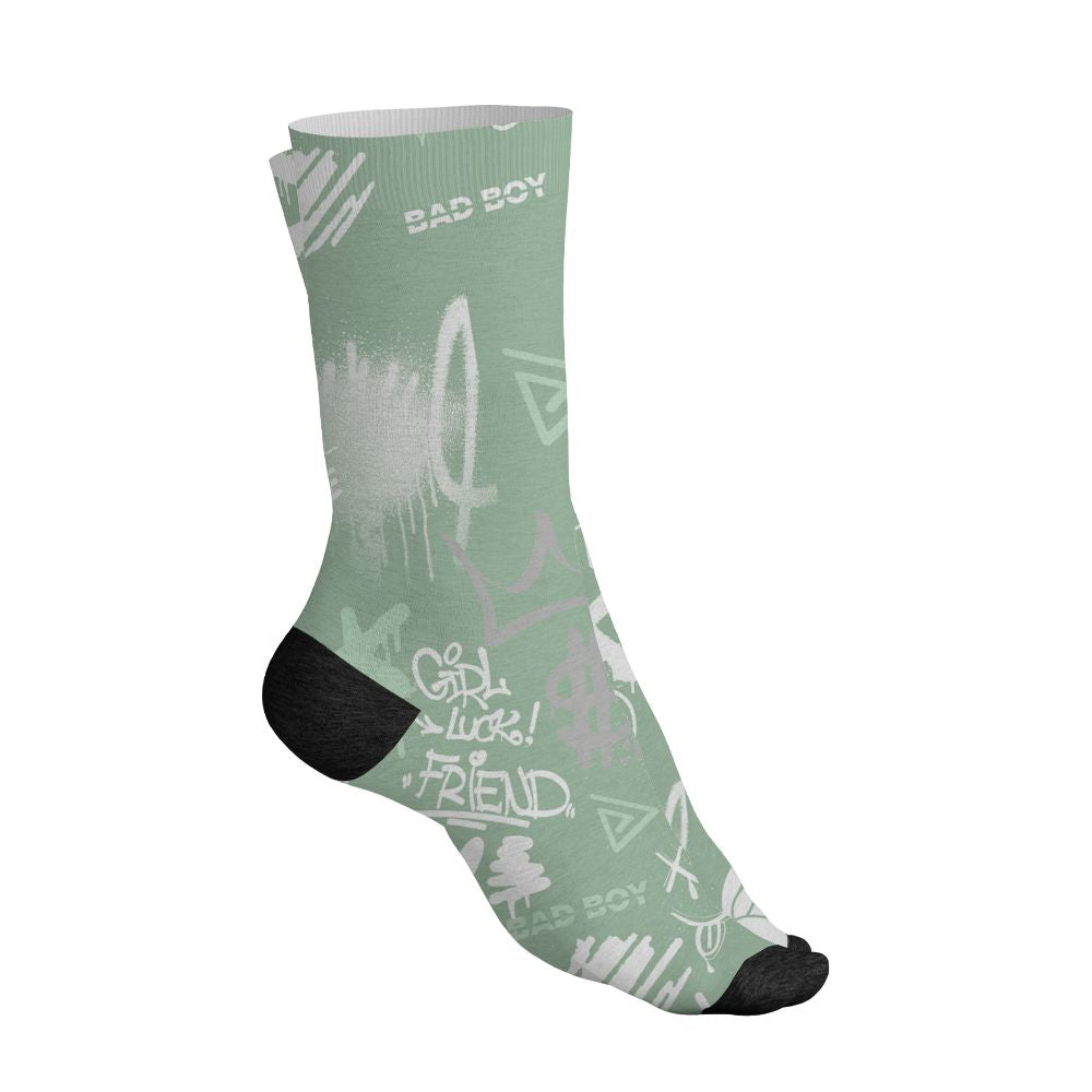 Seafoam-Sail-4s-NastyJamz-Socks-Match-Graffiti-King-All-Over-Print-Doodle-Style