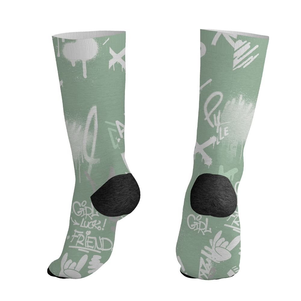Seafoam-Sail-4s-NastyJamz-Socks-Match-Graffiti-King-All-Over-Print-Doodle-Style