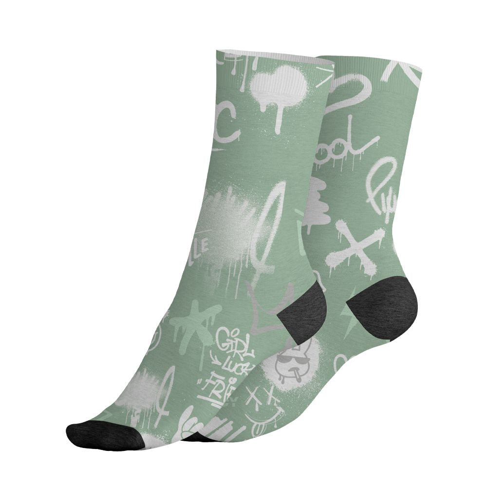 Seafoam-Sail-4s-NastyJamz-Socks-Match-Graffiti-King-All-Over-Print-Doodle-Style