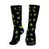 Air-Foamposite-One-Black-Volt-NastyJamz-Socks-Match-Leopard-Pattern-All-Over-Print