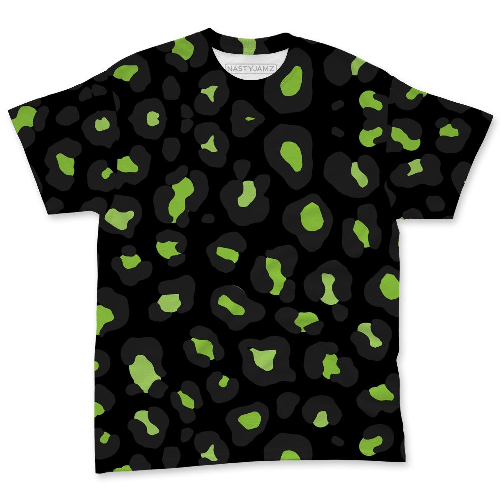 Air-Foamposite-One-Black-Volt-NastyJamz-T-Shirt-Match-Leopard-Pattern-All-Over-Print