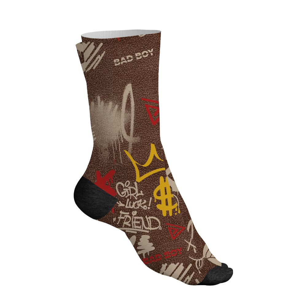 AM-1-Poly-Donkeyy-Kongg-NastyJamz-Socks-Match-Graffiti-King-All-Over-Print-Doodle-Style