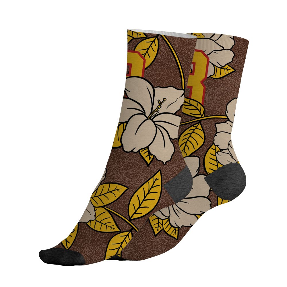 AM-1-Poly-Donkeyy-Kongg-NastyJamz-Socks-Match-23-Floral-All-Over-Print-Flower