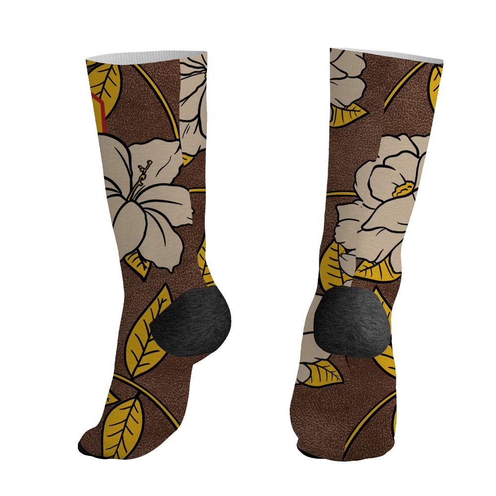 AM-1-Poly-Donkeyy-Kongg-NastyJamz-Socks-Match-23-Floral-All-Over-Print-Flower