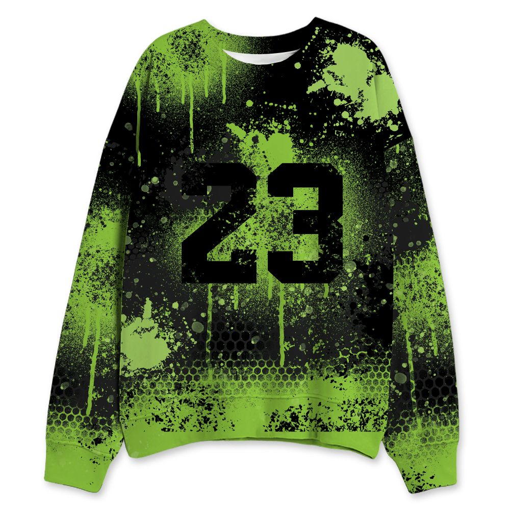 Air-Foamposite-One-Black-Volt-NastyJamz-Sweatshirt-Match-23-Painted-Graffiti