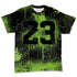 Air-Foamposite-One-Black-Volt-NastyJamz-T-Shirt-Match-23-Painted-Graffiti